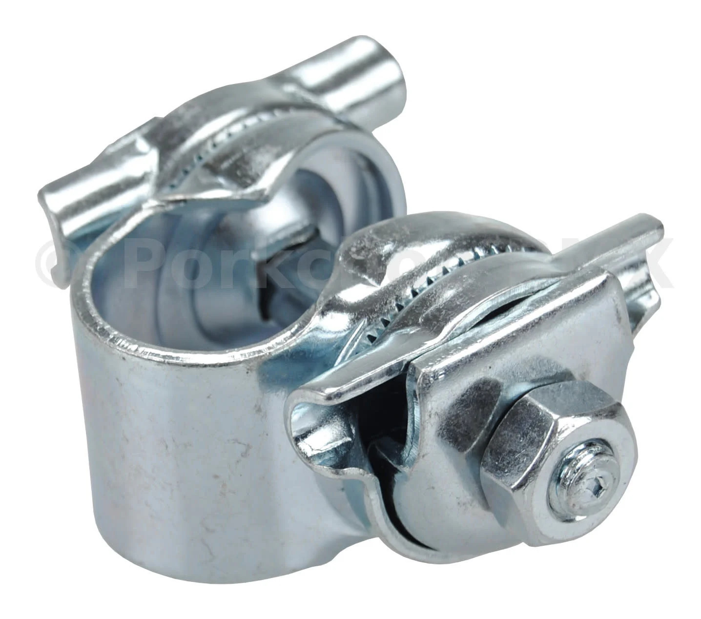 Bicycle seat "guts" railed seat clamp - SILVER