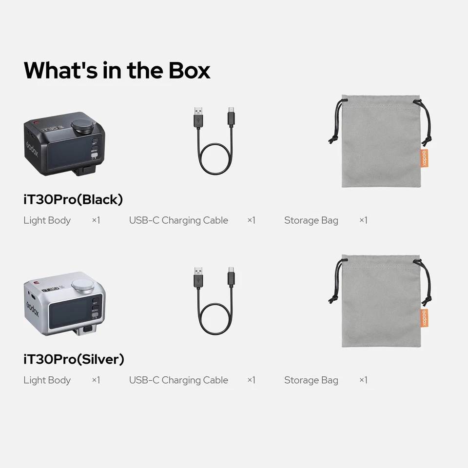 Godox iT30Pro Ultraleichter Mini-TTL-2,4-GHz-Wireless-HSS-Touchscreen-Blitz