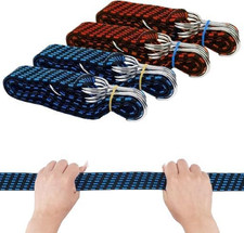 4 Stück Spanngummi mit Haken,Extra Stark Breit Gummispanner,100cm Expander Spann