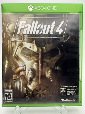 Fallout 4 (Microsoft Xbox One, 2015) CIB | Complete w/Poster | Tested