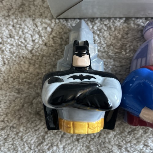 WARNER BROS SUPERMAN & BATMAN SALT & PEPPER Statue Figurine TOY 1999 - Picture 2 of 24