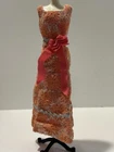 VINTAGE BARBIE DRESS SHILMAN TAGGED PINK LACE DRESS