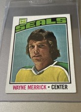 1976-77 Topps - Wayne Merrick #18