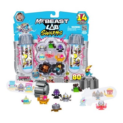 MrBeast Lab Swarms Battle Fusion Series Mega Lab Pack Includes 14 Micro Beasts