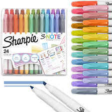 Sharpie S-Note Creative Markers, Pastel Highlighters, Art Marker Set, Assorted C