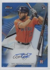 2020 Topps Finest Blue Refractor 15/150 Abraham Toro #FA-AT Auto s1i