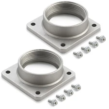 2 Pieces Meter Socket Hub 2" Screw Mount Meter Socket Hub 200 Amp Meter Socke...