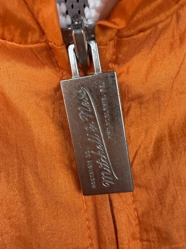 Cortavientos Mitchell & Ness Clemson Tigers cremallera completa retro forrado para hombre talla 2XL Foto 4 de 4