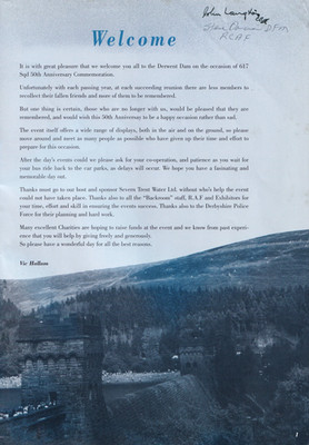 The Dambusters 50th Anniversary Commemoration Signed by S Oancia Dambuster Raid