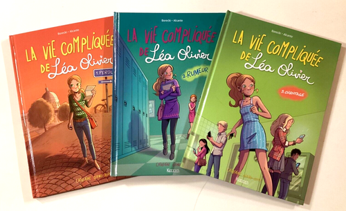 BD La VIE COMPLIQUEE de LEA OLIVIER tomes 1 à 3 Borecki Alcante Girard