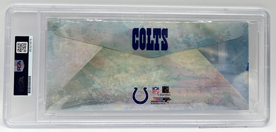 Peyton Manning Signed First Day Cover 2006 Touch Down Record Harrison PSA/DNA  - Image 3 of 3