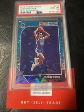 2019 PANINI HOOPS JORDAN POOLE RC TEAL EXPLOSION #223 GEM MT 10 WARRIORS