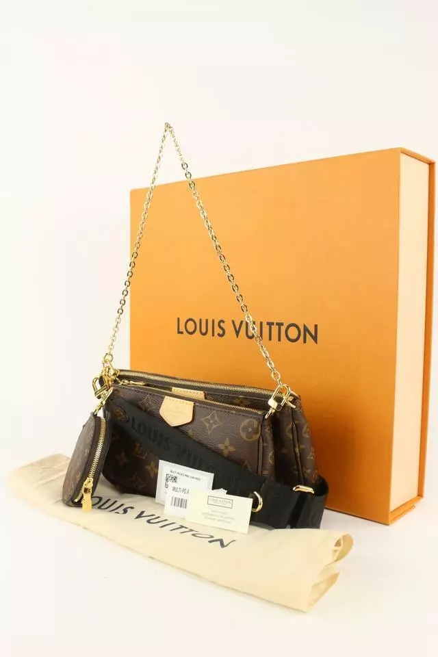 louis vuitton black multi pochette