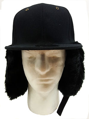 Dog Ear Fitted Fur Cap | eBay