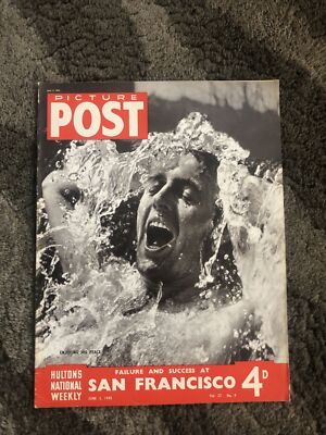 Picture Post June 2 1945 Josephine Baker San Francisco Conference Birds Custard