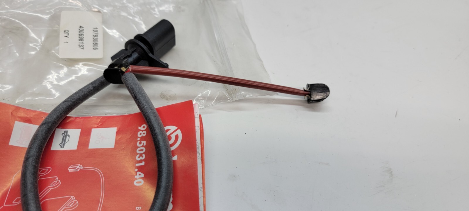 LAMBORGHINI MURCIELAGO GALLARDO WORN BRAKE PADS SENSOR OEM 400698137