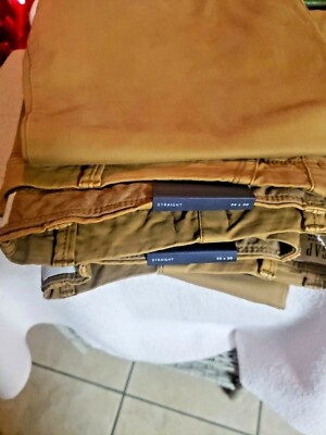 Gap Mens Straight leg mid rise GapFlex Pants Gap For Good color palomino brown