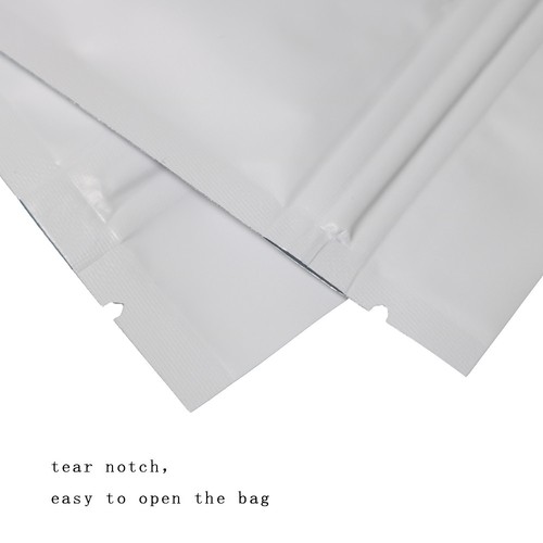 4x6 Zoll Matte Oberfläche Folie Zweiseitig Weiß Reißverschluss Beutel Tasche mit Maschine E03 - Bild 5 von 14