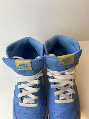 MENS NIKE BIG WOVEN HIGH DUNK UNC BLUE BASKETBALL SHOES SIZE  display picture 1