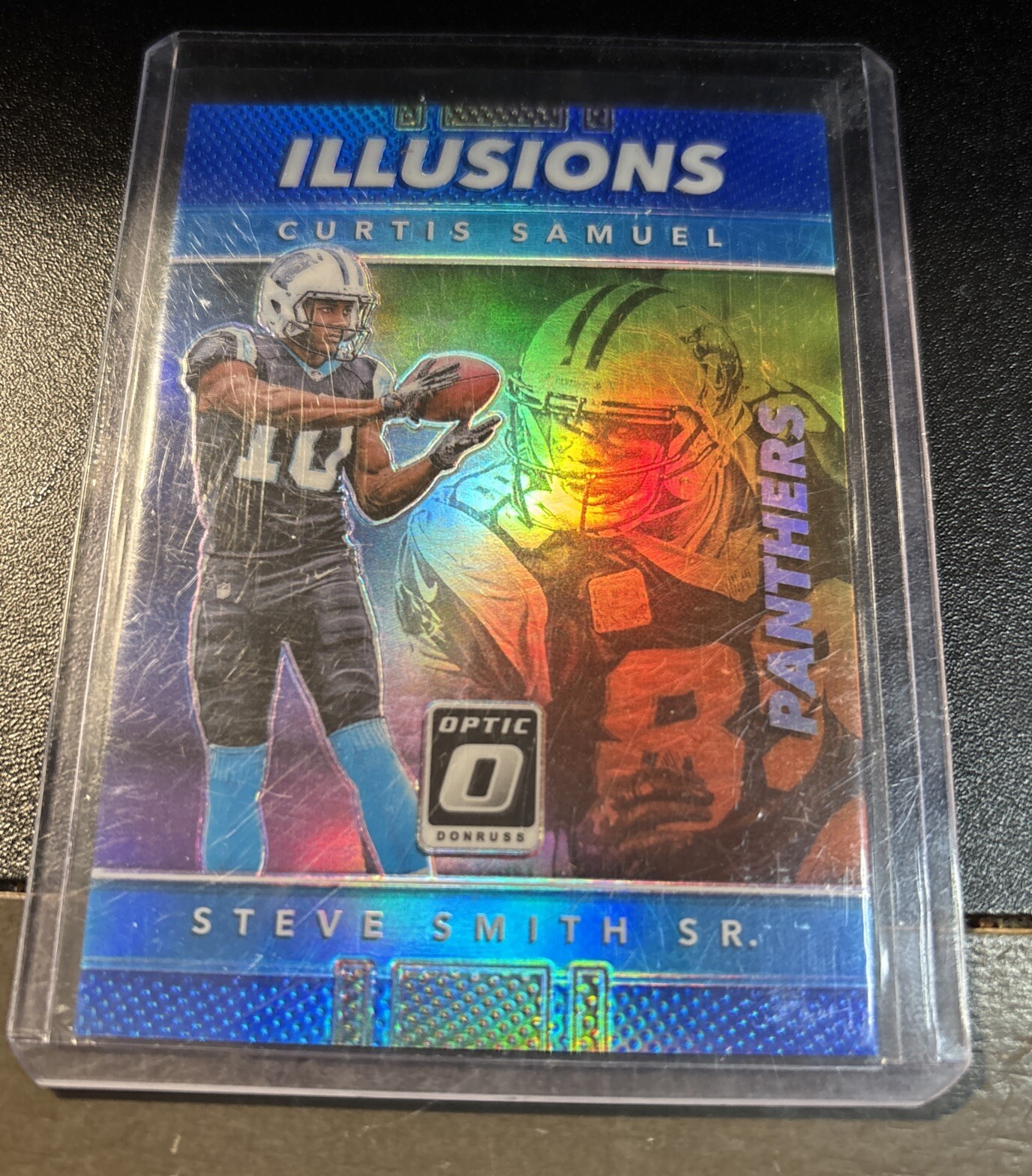 2017 Donruss Optic Curtis Samuel Steve Smith Sr. Illusions Blue #146/149 #14