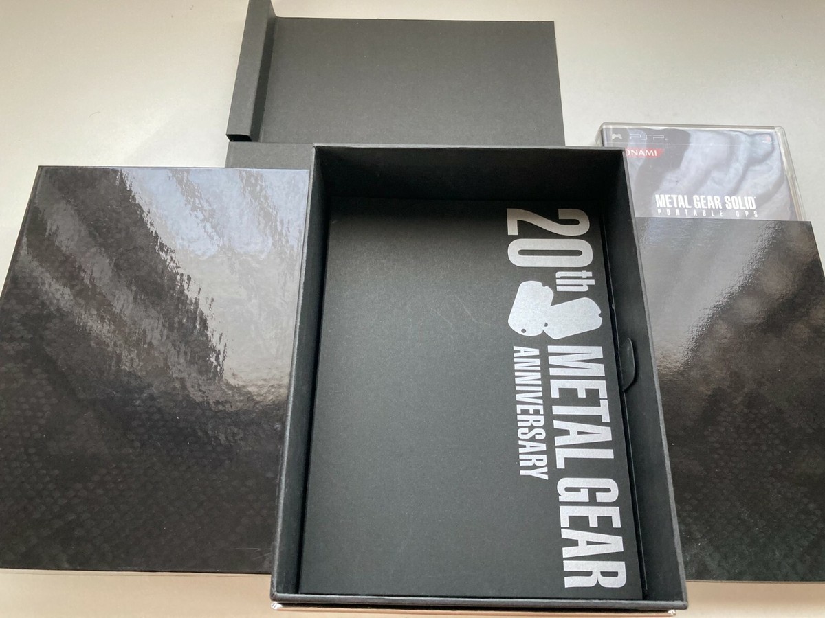 20th L GEAR SOLID COLLECTION 227K☆ Sony Playstation 2 Metal Gear Solid Collection 20th