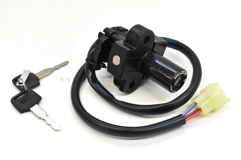 Interruptor de encendido RVT1000 RC-51 00-06 cerradura de combinación de llaves OEM genuino Honda #A103 Foto 2 de 3