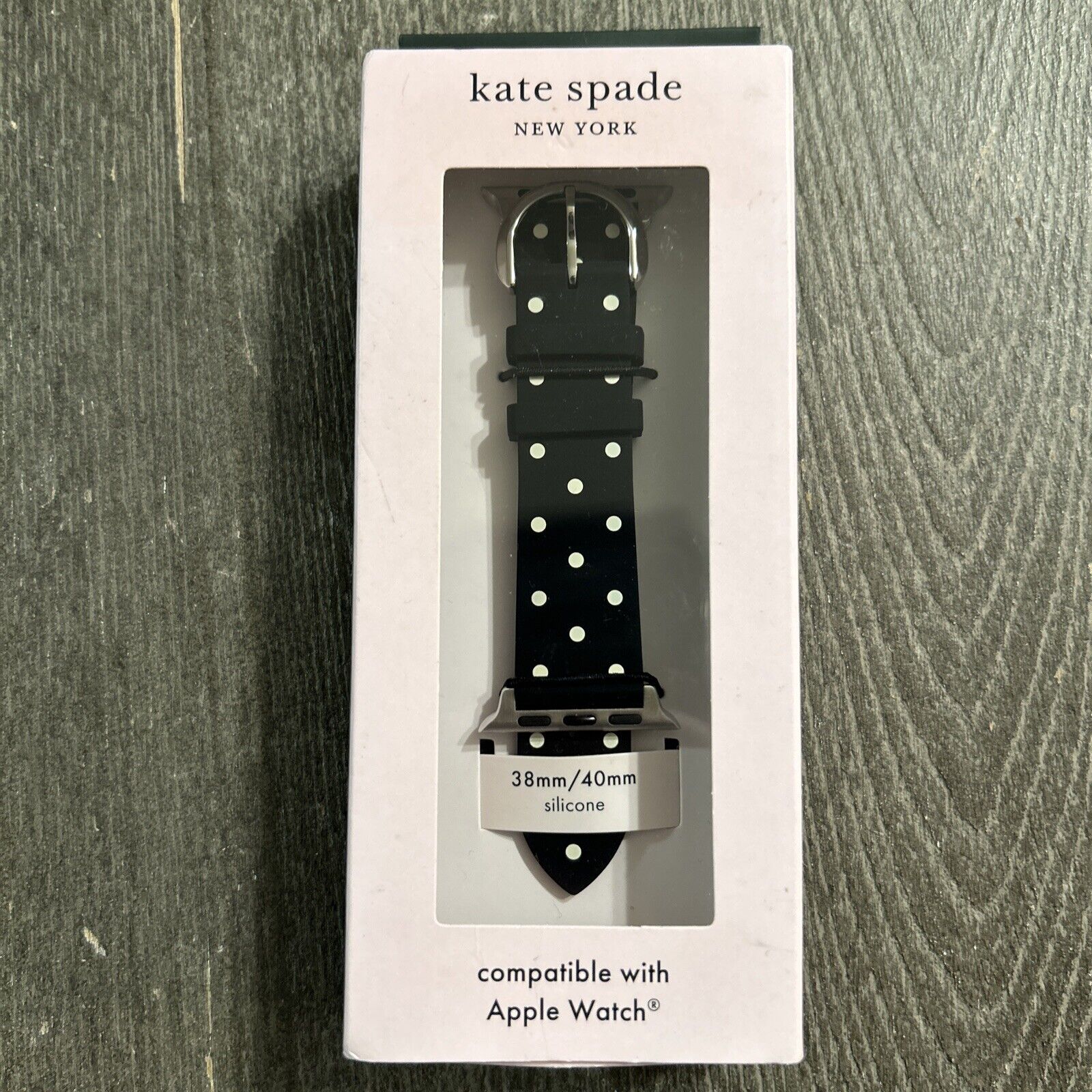 Kate Spade New York Apple Watch Black Dot Silicone Band - 38/40mm  796483508057 | eBay