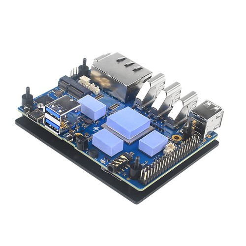 Aluminum Case With Cooling Fan Enclouse Heatsinks Kit For Orange Pi 5 Plus - Picture 5 of 12