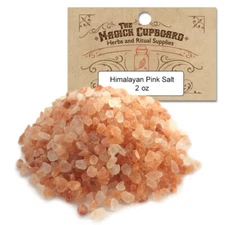 Coarse Himalayan Pink Salt 2 oz Large Grain for Spells Cleansing Rituals
