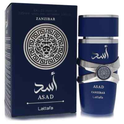 Lattafa Asad Zanzibar by Lattafa 3.4 oz, 100ml Eau De Parfum Men Spray