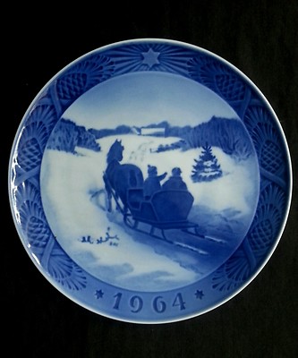 Royal Copenhagen 1964 Christmas plate B&G Denmark 