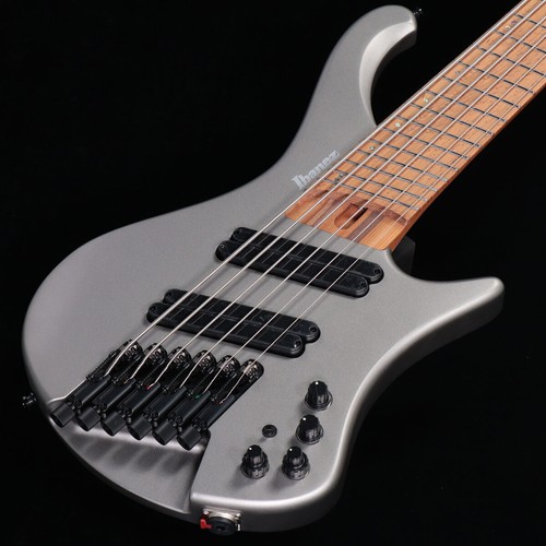 Ibanez EHB1006MS-MGM Metallic Gray Matte Ergonomic Headless Bass with gig bag - Picture 1 of 12