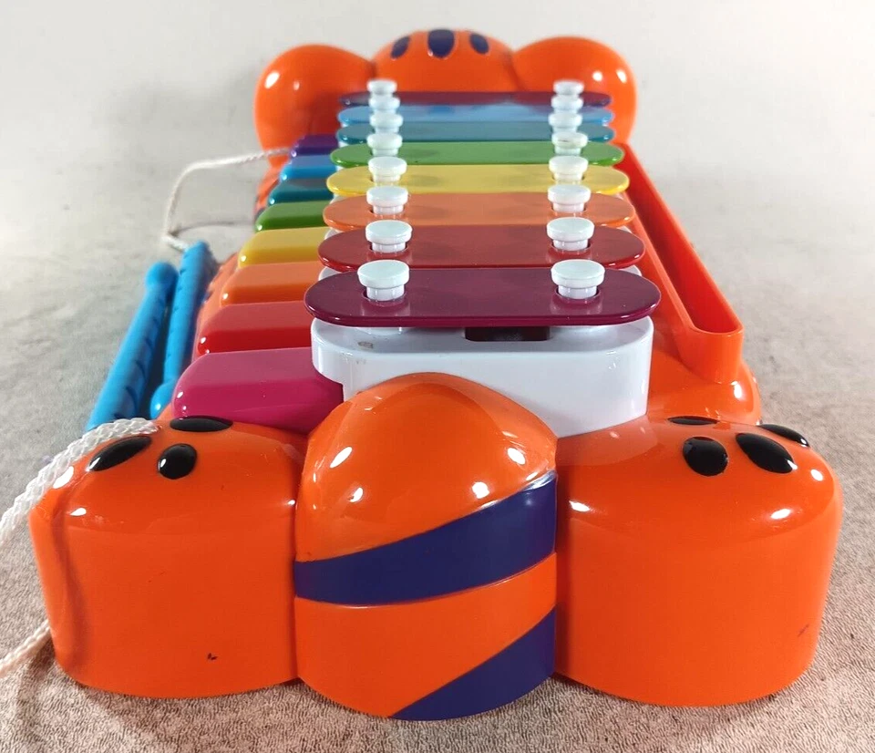 Little Tikes Tiger Piano JUGUETE PLÁSTICO Xilófono Raro De Colección Foto 4 de 4