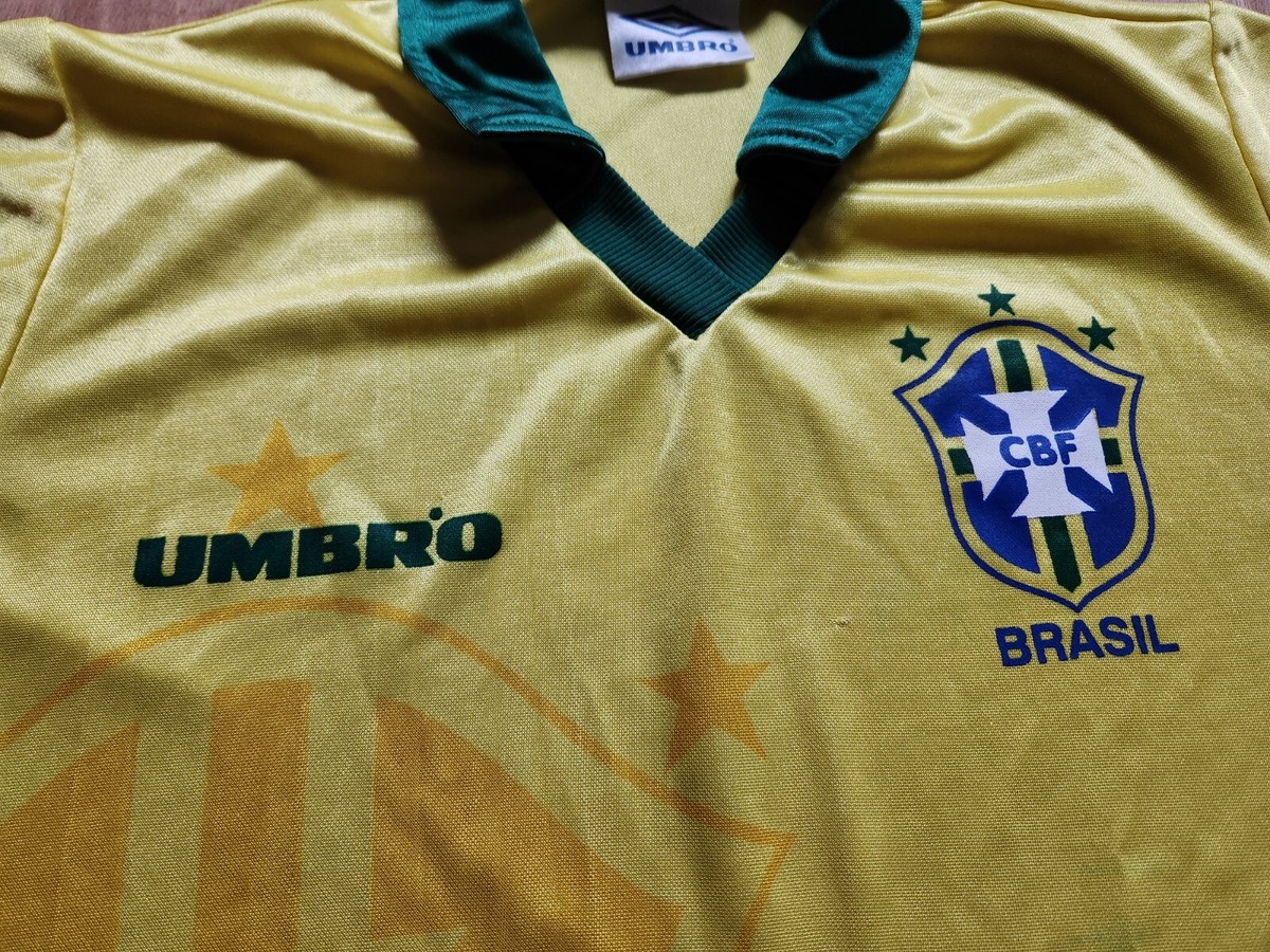 UMBRO ブラジル代表 サッカーシャツ Mサイズ ヴィンテージ Vintage Umbro Brazil Soccer Futbol Jersey Men's Medium/large