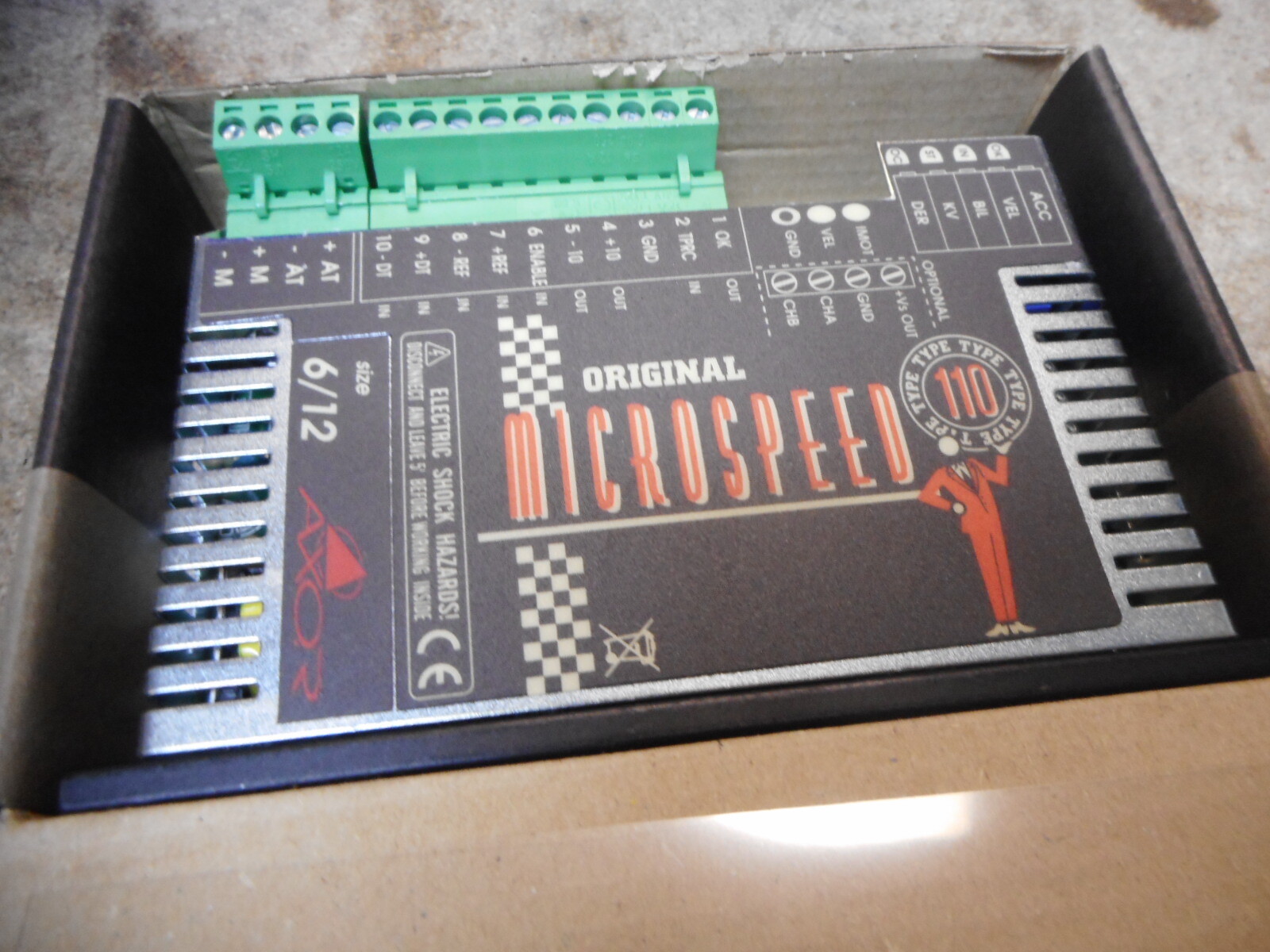 AXOR MCS1106/12 DC Servo Drive Tacho Feedback BRAND NEW IN BOX eBay