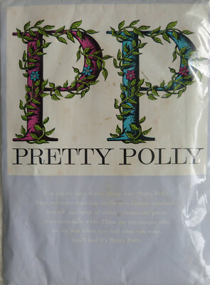 Pretty Polly mittelgroße Vintage 60 Den nahtlose Strümpfe in Honigmandel