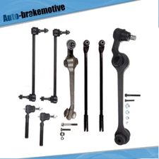 8X Front Lower Control Arm Tie Rod End Sway Bar For 99-04 Chrysler 300M Concorde