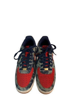 Nike Air Force 1 Sneakers USA Low Size 9 Acid Washed Denim 630930-400 Olympics Nike Air Force 1 Low Acid Washed Denim Men main image 3