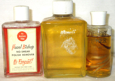 Vintage Hazel Bishop Desert Flower bottles Vanity  Collecible ((gb1)