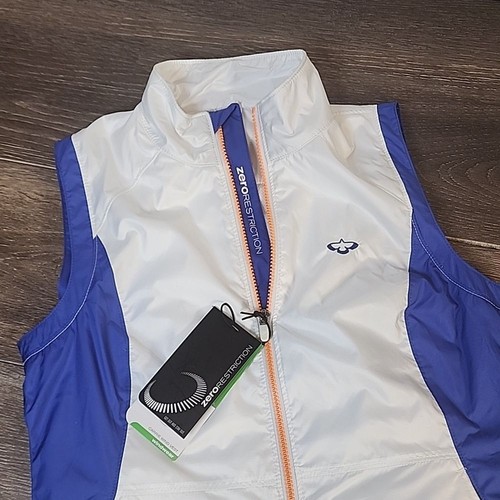 New Zero Restriction Carrie Wind Vest Women's Small NWT ZR Water Repellant