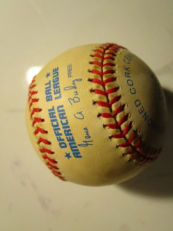 DON LARSEN, DAVID CONE NY YANKEES SIGNED AUTOGRAPHED AL BASEBALL - Image 3 of 4