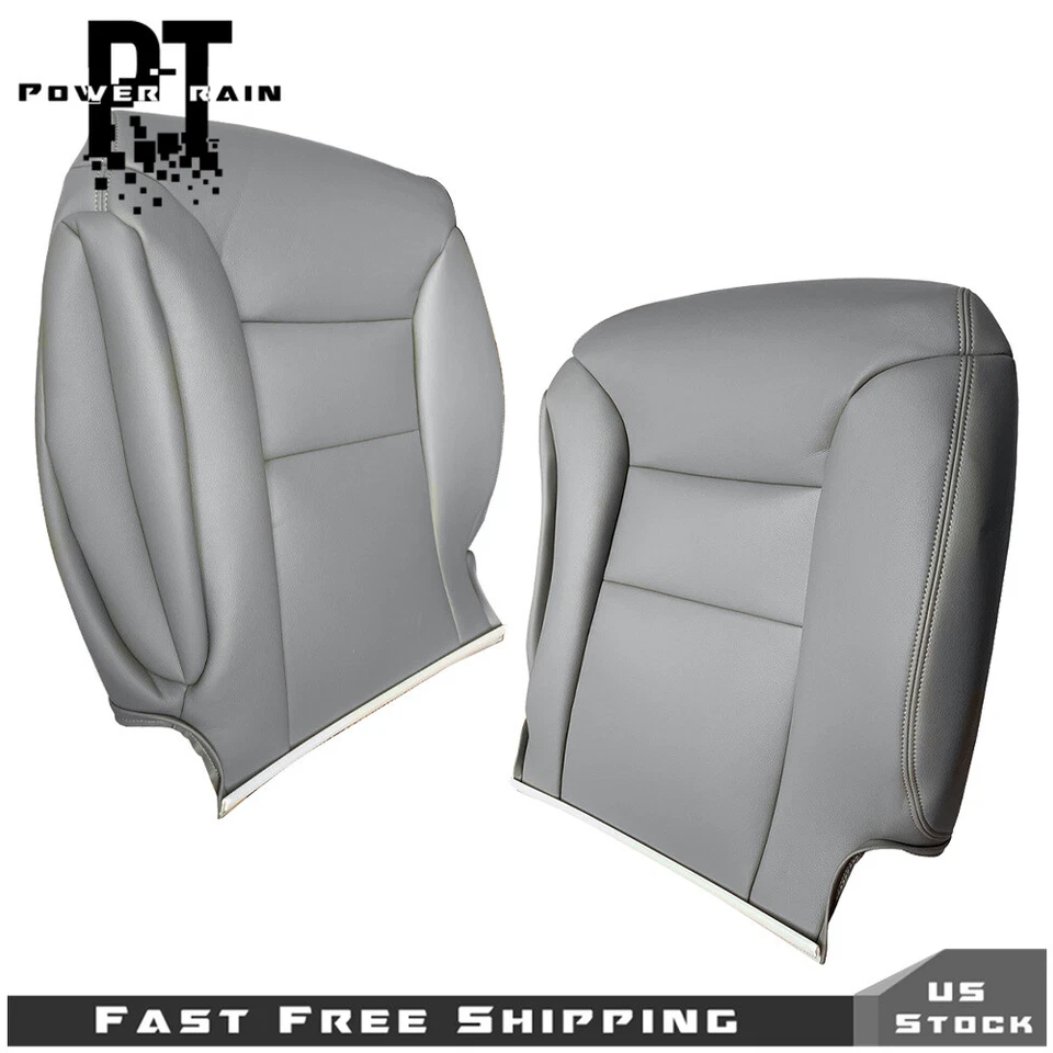 Cubierta de asiento inferior y trasero gris para conductor pasajero Chevy C1500 K1500 1995-1999 Foto 3 de 4