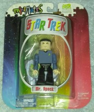Mr. Spock Minimates Star Trek Action figure Art Asylum 2002 new RARE