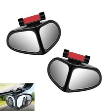 2PCS Car Blind Spot Mirror, Dual-Lens 360 Adjustable Rotating Rear View