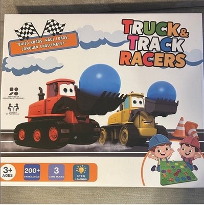 Airvalon Logic Road Builder Game Truck & Track Racers STEM Ages 4-7 2021