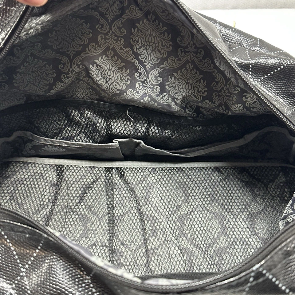 Bolso de Viaje Organizador Vintage Mary Kay Grande Negro Crema Consultor Starter Foto 3 de 4