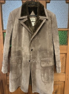 Długi Męski Płaszcz Marki montreal leather garmen