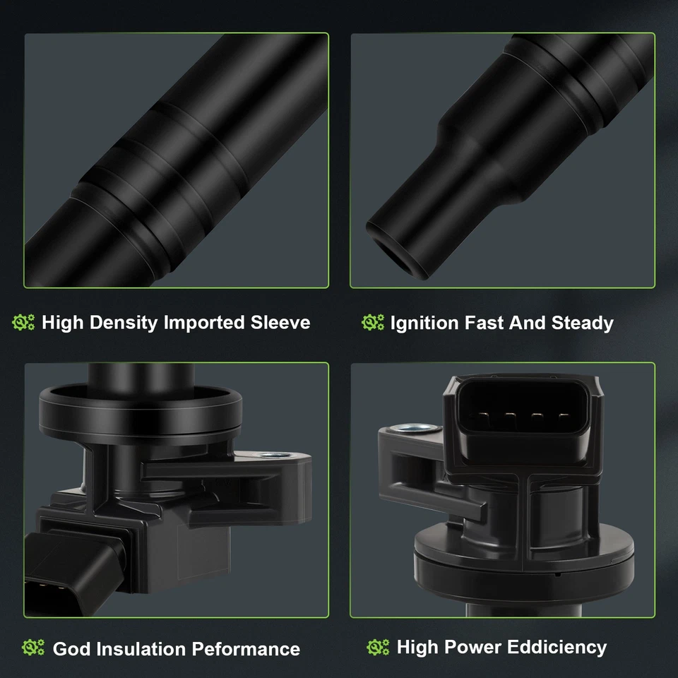 4 bobinas de encendido y bujía para Chevrolet Prizm 2000 2001 2002 1,8 L L4 Foto 4 de 4