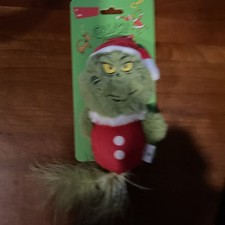 Dr.Suess The Grinch Who Stole Christmas Kicker Cat Toy w/ Catnip Inside