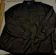 5.11 Tactical Series 5XL Tall L/S Vented Cargo Pocket Button Down Black